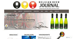 Desktop Screenshot of belgianbeerjournal.com